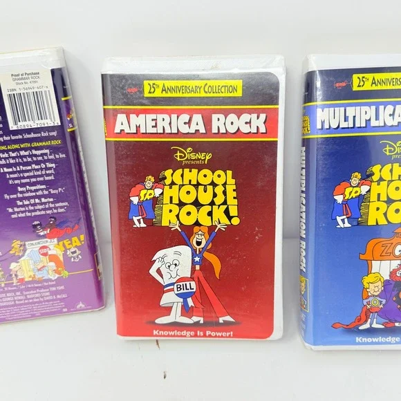 Schoolhouse‎ Rock 25th Anniversary Collection VHS Grammar America Multiplication - Picture 7 of 8